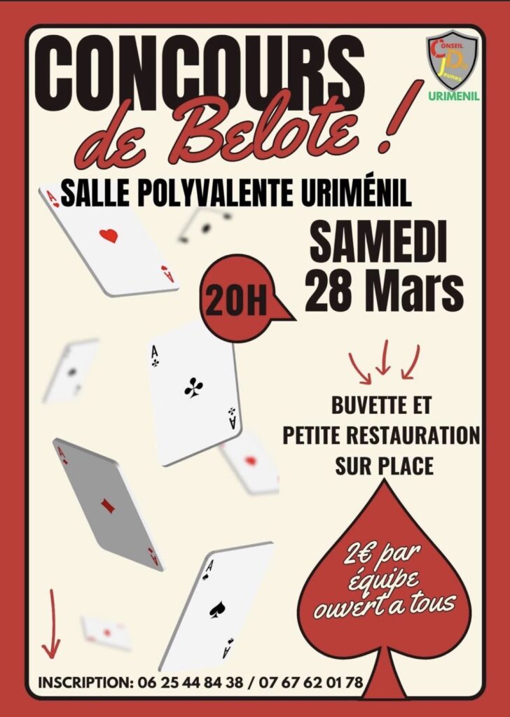 CONCOURS DE BELOTE
